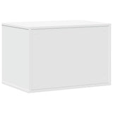 vidaXL Cat Litter Box Enclosure White 60x40x40 cm Engineered Wood