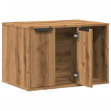 vidaXL Cat Litter Box Enclosure Artisian Oak 60x40x40 cm Engineered Wood