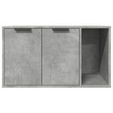 vidaXL Cat Litter Box Enclosure Concrete Grey 80x50x45 cm Engineered Wood