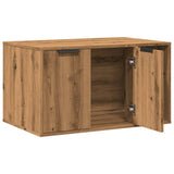 vidaXL Cat Litter Box Enclosure Artisian Oak 80x50x45 cm Engineered Wood