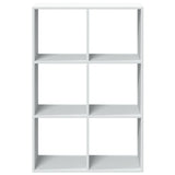 vidaXL Room Divider Bookcase White 69.5x29x103.5 cm Engineered Wood