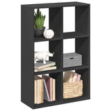 vidaXL Room Divider Bookcase Black 69.5x29x103.5 cm Engineered Wood