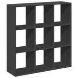 vidaXL Room Divider Bookcase Black 102x29x103.5 cm Engineered Wood