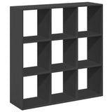 vidaXL Room Divider Bookcase Black 102x29x103.5 cm Engineered Wood