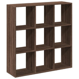 vidaXL Room Divider Bookcase Brown Oak 102x29x103.5 cm Engineered Wood