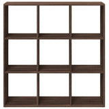 vidaXL Room Divider Bookcase Brown Oak 102x29x103.5 cm Engineered Wood