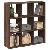 vidaXL Room Divider Bookcase Brown Oak 102x29x103.5 cm Engineered Wood