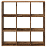 vidaXL Room Divider Bookcase Old Wood 102x29x103.5 cm Engineered Wood