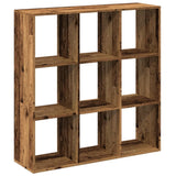 vidaXL Room Divider Bookcase Old Wood 102x29x103.5 cm Engineered Wood