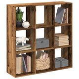 vidaXL Room Divider Bookcase Old Wood 102x29x103.5 cm Engineered Wood