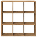 vidaXL Room Divider Bookcase Artisan Oak 102x29x103.5 cm Engineered Wood