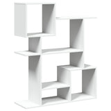 vidaXL Room Divider Bookcase White 92x29x112 cm Engineered Wood