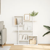 vidaXL Room Divider Bookcase White 92x29x112 cm Engineered Wood