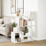 vidaXL Room Divider Bookcase White 92x29x112 cm Engineered Wood