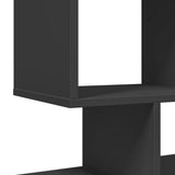 vidaXL Room Divider Bookcase Black 92x29x112 cm Engineered Wood