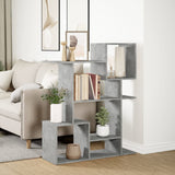 vidaXL Room Divider Bookcase Concrete Grey 92x29x112 cm Engineered Wood