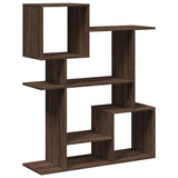 vidaXL Room Divider Bookcase Brown Oak 92x29x112 cm Engineered Wood