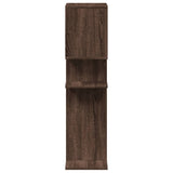 vidaXL Room Divider Bookcase Brown Oak 92x29x112 cm Engineered Wood