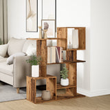 vidaXL Room Divider Bookcase Old Wood 92x29x112 cm Engineered Wood