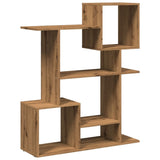 vidaXL Room Divider Bookcase Artisan Oak 92x29x112 cm Engineered Wood