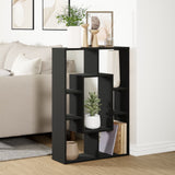 vidaXL Bookcase Black 63x20x90 cm Engineered Wood