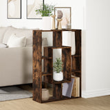 vidaXL Bookcase Smoked Oak 63x20x90 cm Engineered Wood