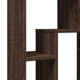 vidaXL Bookcase Brown Oak 63x20x90 cm Engineered Wood