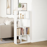 vidaXL Bookcase White 60x20x120 cm Engineered Wood