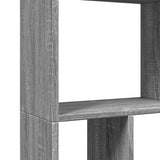 vidaXL Bookcase Grey Sonoma 60x20x120 cm Engineered Wood