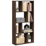 vidaXL Bookcase Brown Oak 60x20x120 cm Engineered Wood