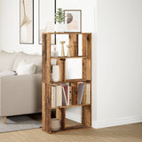 vidaXL Bookcase Old Wood 60x20x120 cm Engineered Wood