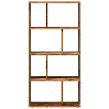 vidaXL Bookcase Old Wood 60x20x120 cm Engineered Wood