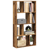 vidaXL Bookcase Old Wood 60x20x120 cm Engineered Wood