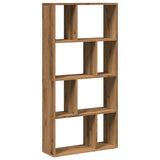 vidaXL Bookcase Artisian Oak 60x20x120 cm Engineered Wood