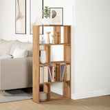 vidaXL Bookcase Artisian Oak 60x20x120 cm Engineered Wood