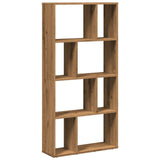 vidaXL Bookcase Artisian Oak 60x20x120 cm Engineered Wood