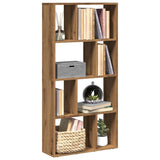 vidaXL Bookcase Artisian Oak 60x20x120 cm Engineered Wood