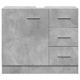 vidaXL Sink Cabinet Concrete Grey 63x30x54 cm Engineered Wood