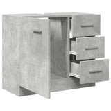 vidaXL Sink Cabinet Concrete Grey 63x30x54 cm Engineered Wood