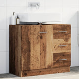 vidaXL Sink Cabinet Old Wood 63x30x54 cm Engineered Wood