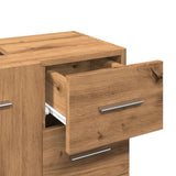 vidaXL Sink Cabinet Artisian Oak 63x30x54 cm Engineered Wood