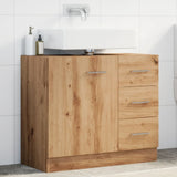 vidaXL Sink Cabinet Artisian Oak 63x30x54 cm Engineered Wood