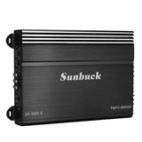 Sunbuck 9900W 4CH 12V Car Amplifier Amp Powerful Stereo Audio Bass Subwoofer