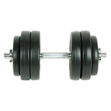 vidaXL 9 Piece Dumbbell Set 15 kg