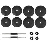 vidaXL 14 Piece Dumbbell Set 20 kg