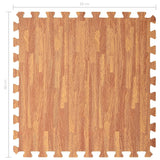 vidaXL Floor Mats 6 pcs Wood Grain 2.16  EVA Foam