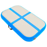 vidaXL Inflatable Gymnastics Mat with Pump 60x100x10 cm PVC Blue