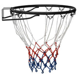 vidaXL Basketball Ring Black 39 cm Steel