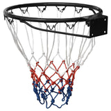 vidaXL Basketball Ring Black 39 cm Steel