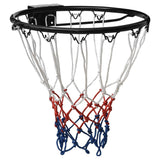 vidaXL Basketball Ring Black 39 cm Steel